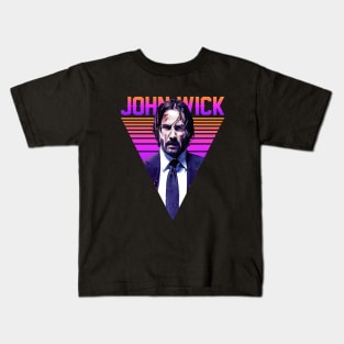 John wick Retro Kids T-Shirt